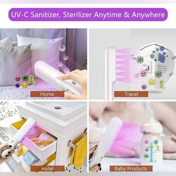 Purpleglow UV-C Light Sanitizer , UVC Light Sterilizer, Portable UV-C Wand. - Picture 9 of 13